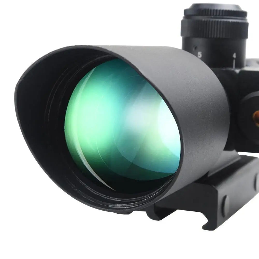 

2.5-10x40 Green Laser RifleScope with Hunting Rifle Scope Riflescope Illuminated Tactical Riflescope Scope Hunting Scope