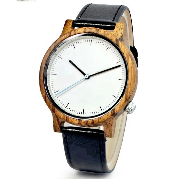 

Casual man relojes al por mayor leather watches in bulk men urh original wood
