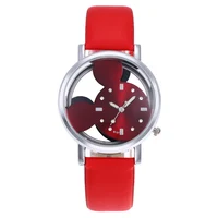 

WJ-4766 Lovely Mouse Unique Hollow Dial Women Watch Custom Quartz Multicolor Elegance Fashion No Name Watches