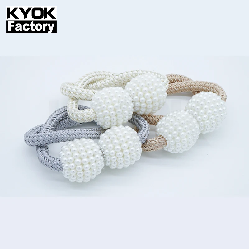 

KYOK Curtain Tiebacks Magnet High Quality Crystal Curtain Tiebacks Best Sales Decorative Rope For Curtain M913, Gp/cp/ab/ac/ss/sn/mb/bk/bks