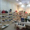 huohua easy assembly muti-functional free combination wooden display shoe rack