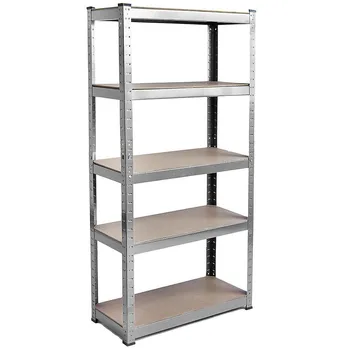 5 shelf metal storage rack