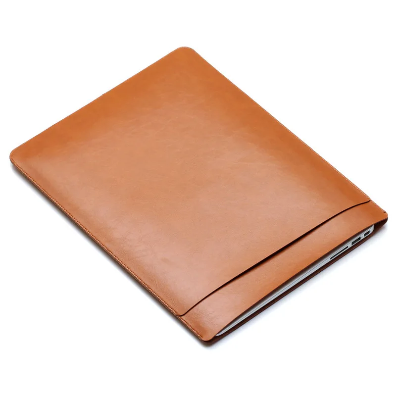 

Hot Selling Wholesale PU Leather Soft Case Sleeve Laptop Bag, As pic shown