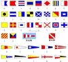 Custom marine signal flag code flag boat flag
