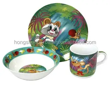 Toddler S Dinnerware Set Bunny