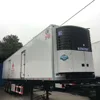 3 axle 30ton Refrigerated van box semi trailer with Thermo King reefer power unit