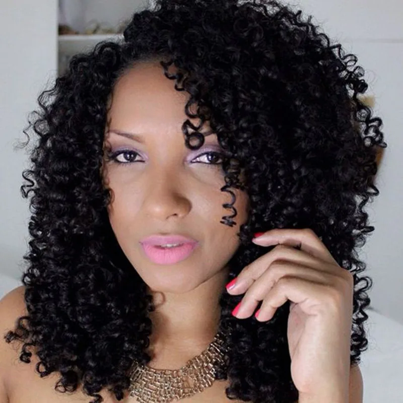 Southeast Asian Hair Afro Curly Human Braiding Kinky Hair 8a Grade