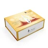 Classic factory rectangle white spot custom rigid paper gift box with foam insert
