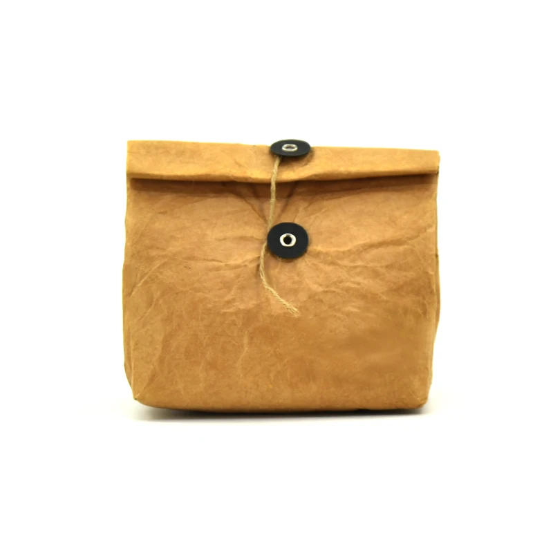 brown paper tyvek insulated lunch bag