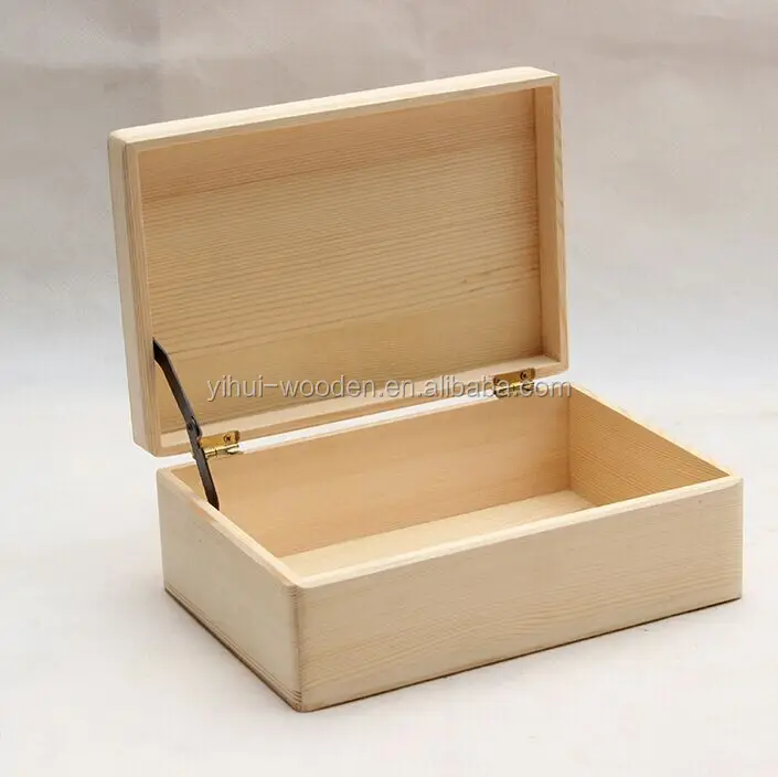 unfinished wood box