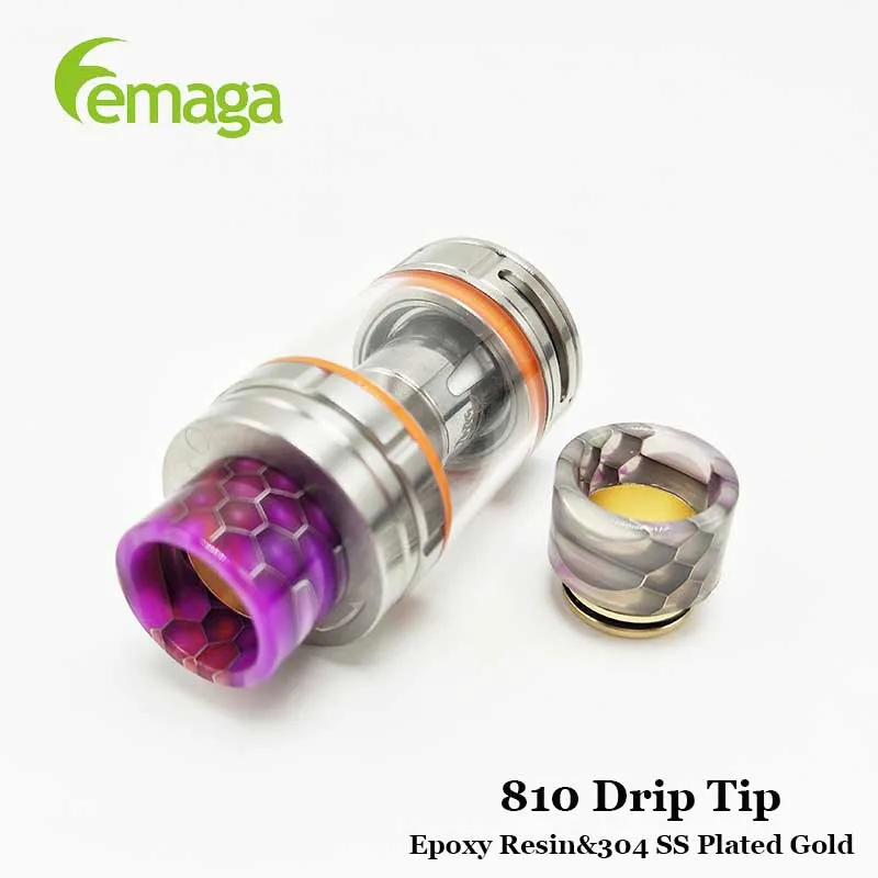 Lemaga 810 Drip Tip Lmr12 Sjmy Drip Tip Siren 2 Mtl Silver Kennedy Goon