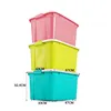 Colored Flat Plastic Box Used Under The Bed Household Essentials Nested Storage Boxes