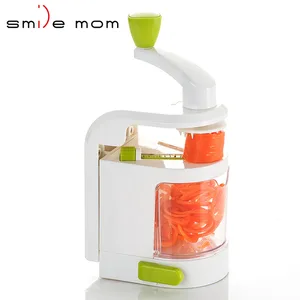 Image of Spiralizer Vegetable Slicer 4 IN 1 Blade Veggie Spiralizer Strongest and Heaviest Duty Vegetable Spiralizer Pasta Spaghetti