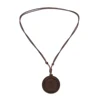 adjustable cord 25mm blank cabochon base setting for jewelry making necklace pendant try