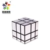 white silver kylin professional 5.6cm magical 3x3 mirror cube with multi color