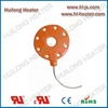 Flexible silicone heating element for valve