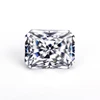 wholesale radiant crushed ice EF super white color vvs clarity engagement ring moissanite