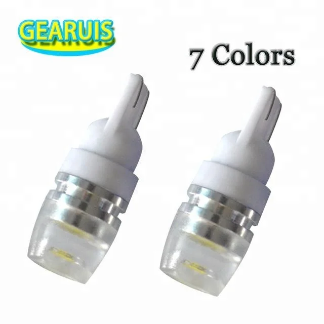 

T10 2 SMD 5630 Lens LED 2md 5730 Spot 168 194 Car Light Auto Bulb License Plate Light White Green Red Yellow Ice blue 12V, Cold white, blue, red, yellow, green, pink, ice blue