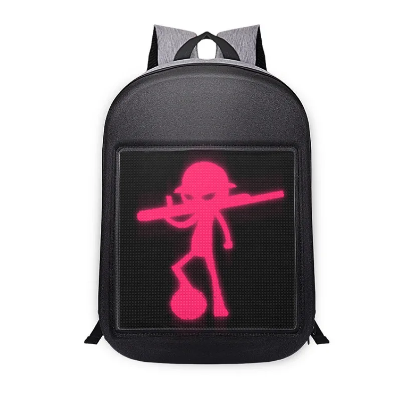 

New Arrival Waterproof LED Screen Image Gif Walking Billboard Mobile Control Backpack for Advertising