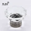 Hot Sale Wooden Door Handle Big Glass Knob With Antique Brass