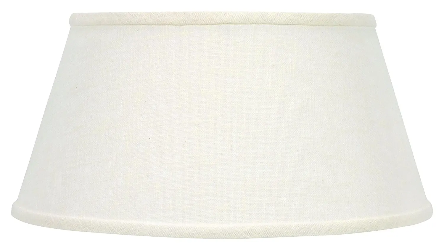 Upgradelights Bouillotte Lamp Shade 14 Inch White Linen