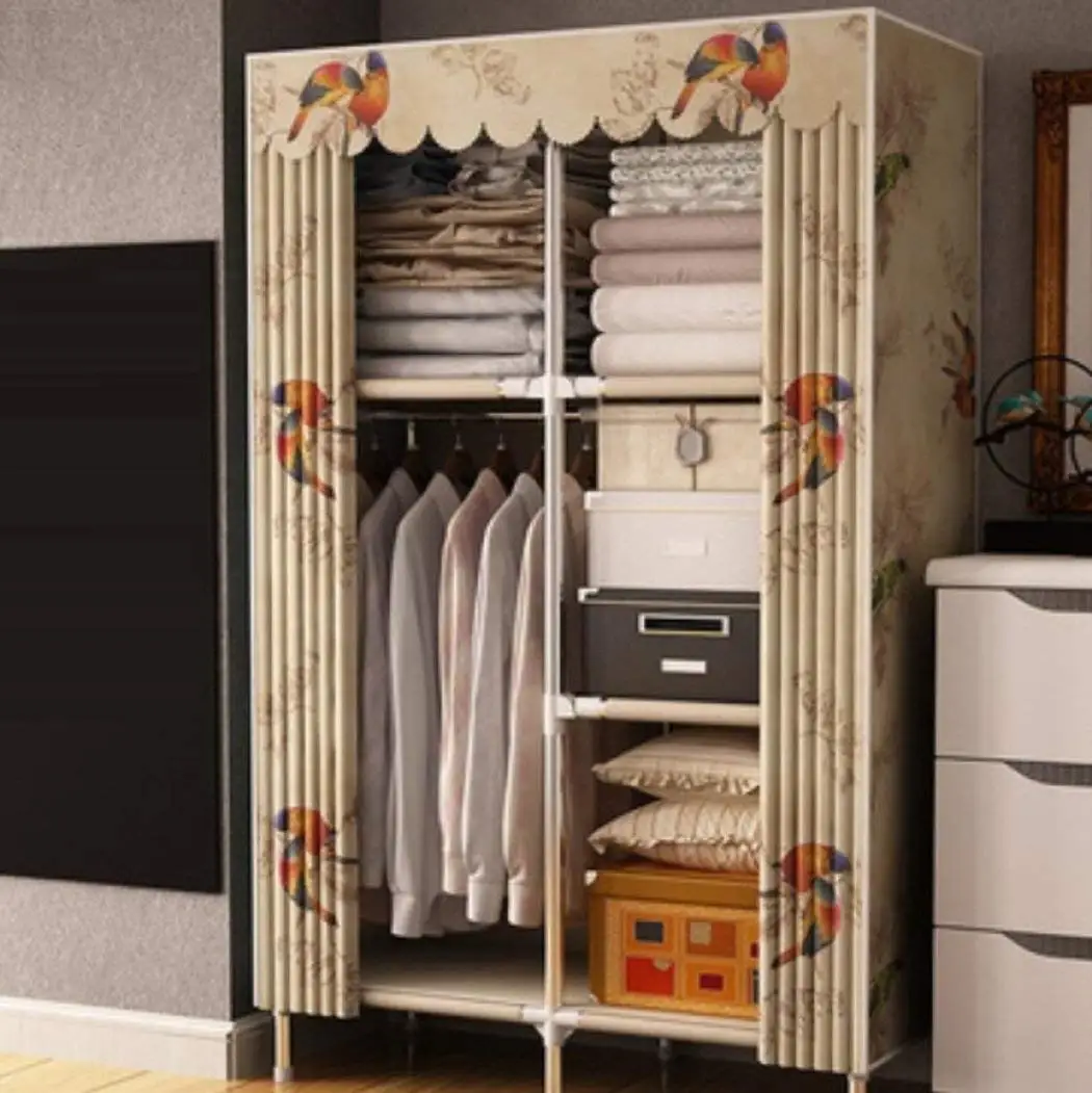 Fashion Folding Fabric Wardrobe Find Get Quotations Lymei Folding Wardrobe Portable Storage Clothing Cabinet Fabric Hanging Removable Steel Frame