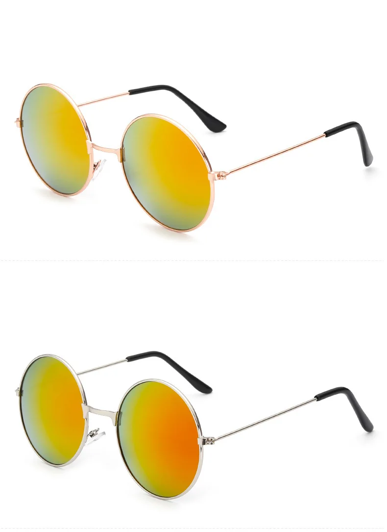A0301 Superhot Eyewear 53mm Classic Retro Vintage Men Women Sun Glasses Fashion Mirrored Round