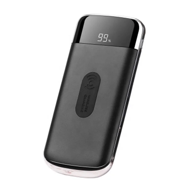 

New Electroplating Display ABS Plastic Matte Shell 10000mah Wireless Mobile Powerbank, N/a