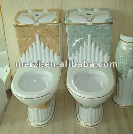 Decal bathroom 2 pc toilets