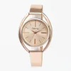 Hot sale rose gold alloy charm luxury gift watch quartz women casual outdoor dressing cloth watch for drop shopping