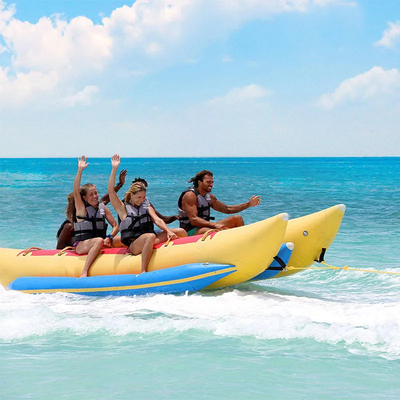 

High quality commercial Inflatable Banana Boat water park games for sale, At your required