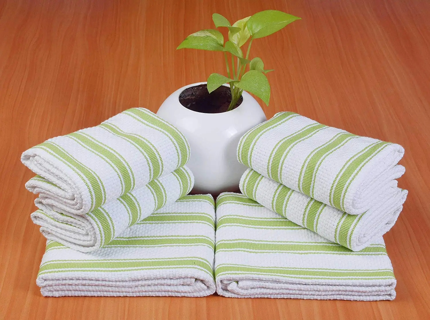 Best Kitchen Towels Find Deals On Line At Get Quotations 6 Pack Kitchen Towels 16x26 Lime Green Stripe 100 Cotton Cool