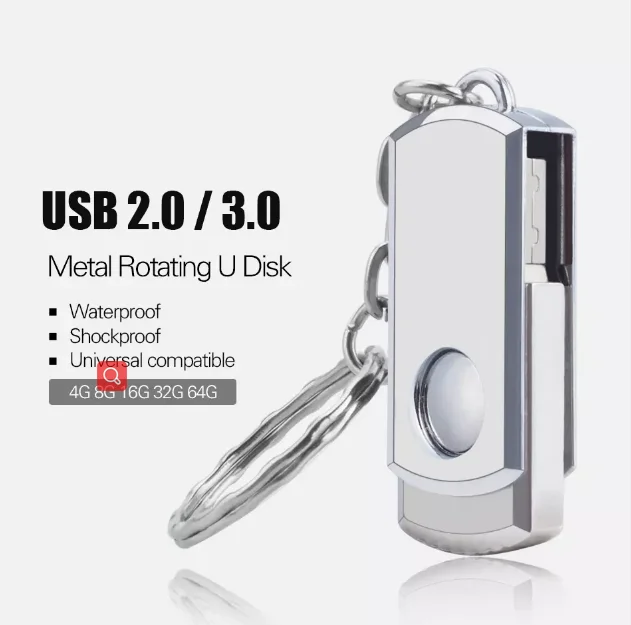 Cheap swivel Metal USB Flash Drive with Real Capacity - ANKUX.COM
