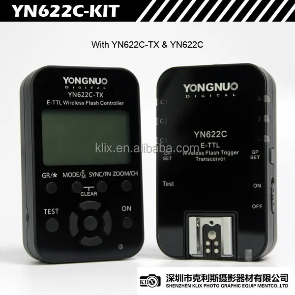 YONGNUO wireless flash trigger YN622C-KIT Transceiver & Controller kit for Canon Camera