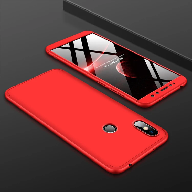 

GKK Original 360 Full Protection 3in1 Matte Soft Oil Hard PC Mobile Phone Cover Case For Xiaomi Redmi S2
