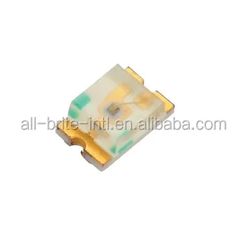 Top view 0805 wide view angle 590nm ultra bright yellow smd led diode