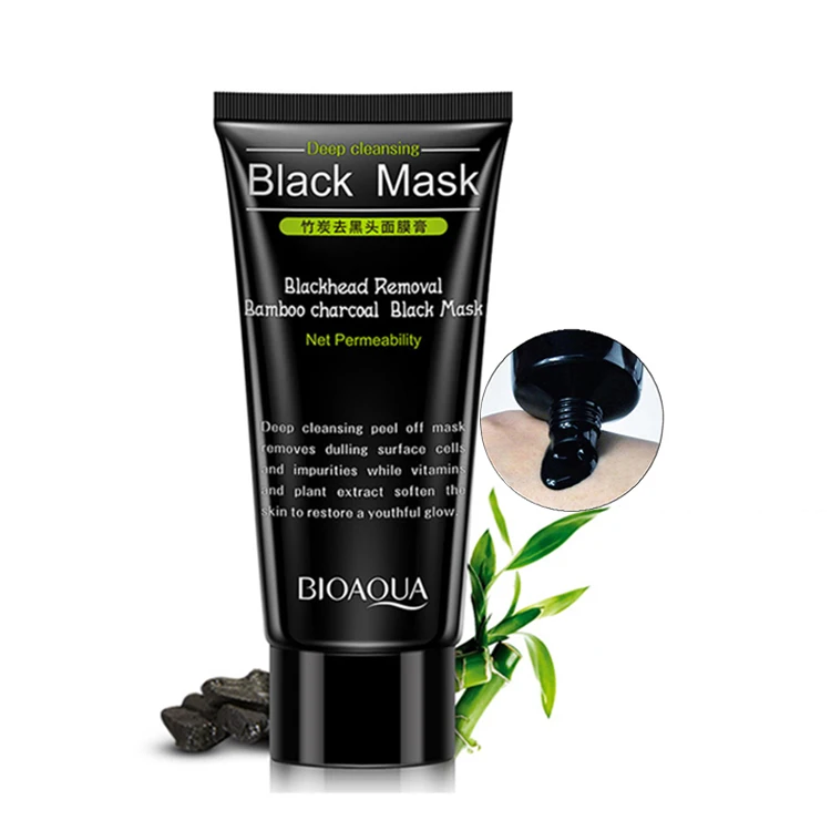 

OEM/ODM Bioaqua Clean the Pore Black Mask Remove Blackhead black mask for nose care