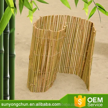 Coloured Decorative Garden Natural Bamboo Balcony Fencing Roll Coloured Decorative Garden Natural