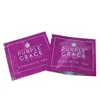 custom label printed 5*5CM aluminum foil sample food powder bag 3 side seal mini pouch