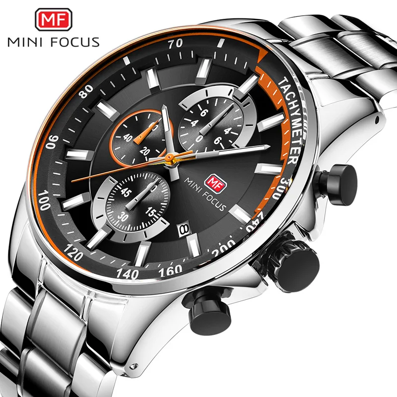 

Mini Focus waterproof colorful man watch with Alloy Case