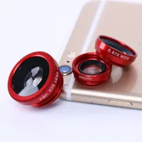 

Factory price 3 in 1 Mobile Phone Camera Lens Wide Angle+Fisheye+Macro Set for smartphone