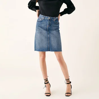 hot jean skirt