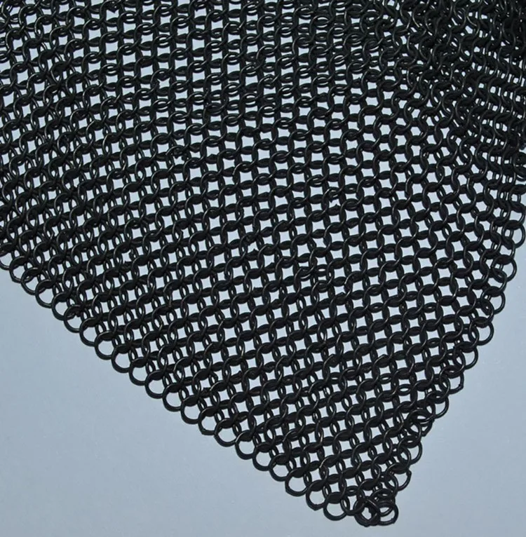 Stainless Steel Chainmail Sheet Fireproof - Buy Chainmail Sheets ...