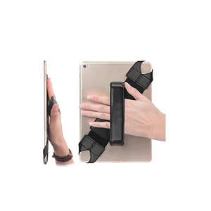360 Degree Swivel Leather Tablet Hand Strap Holder