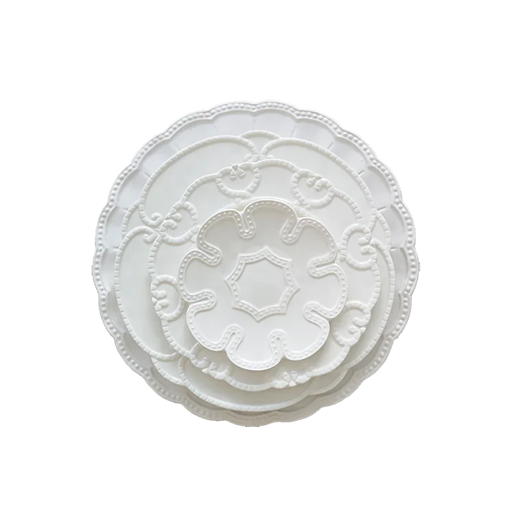 Unique Design Ceramic Decorative Plate Set For Wedding Events Buy