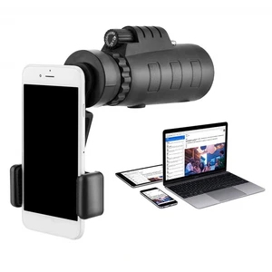 Portable 40x60 Monocular Telescope Phone Lens Adapter