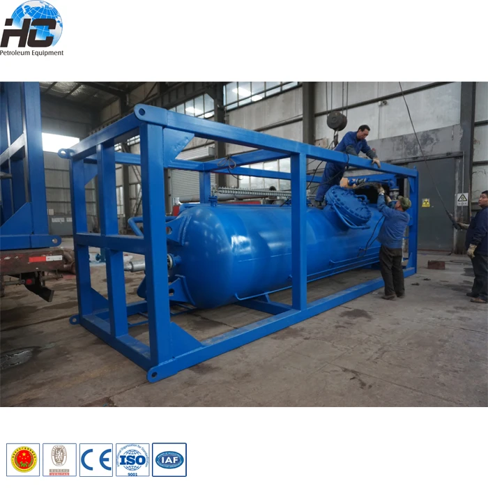 Pressure Vessel Skid Mounted Buffer Tank / 1000l Buffer Tanks / High