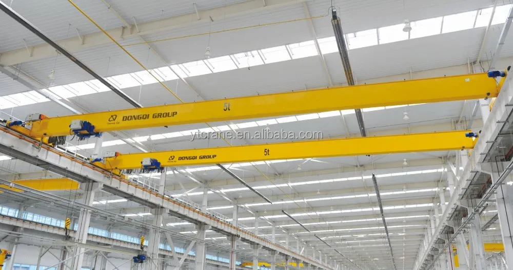 10 ton 5t European single girder overhead cranes for sale