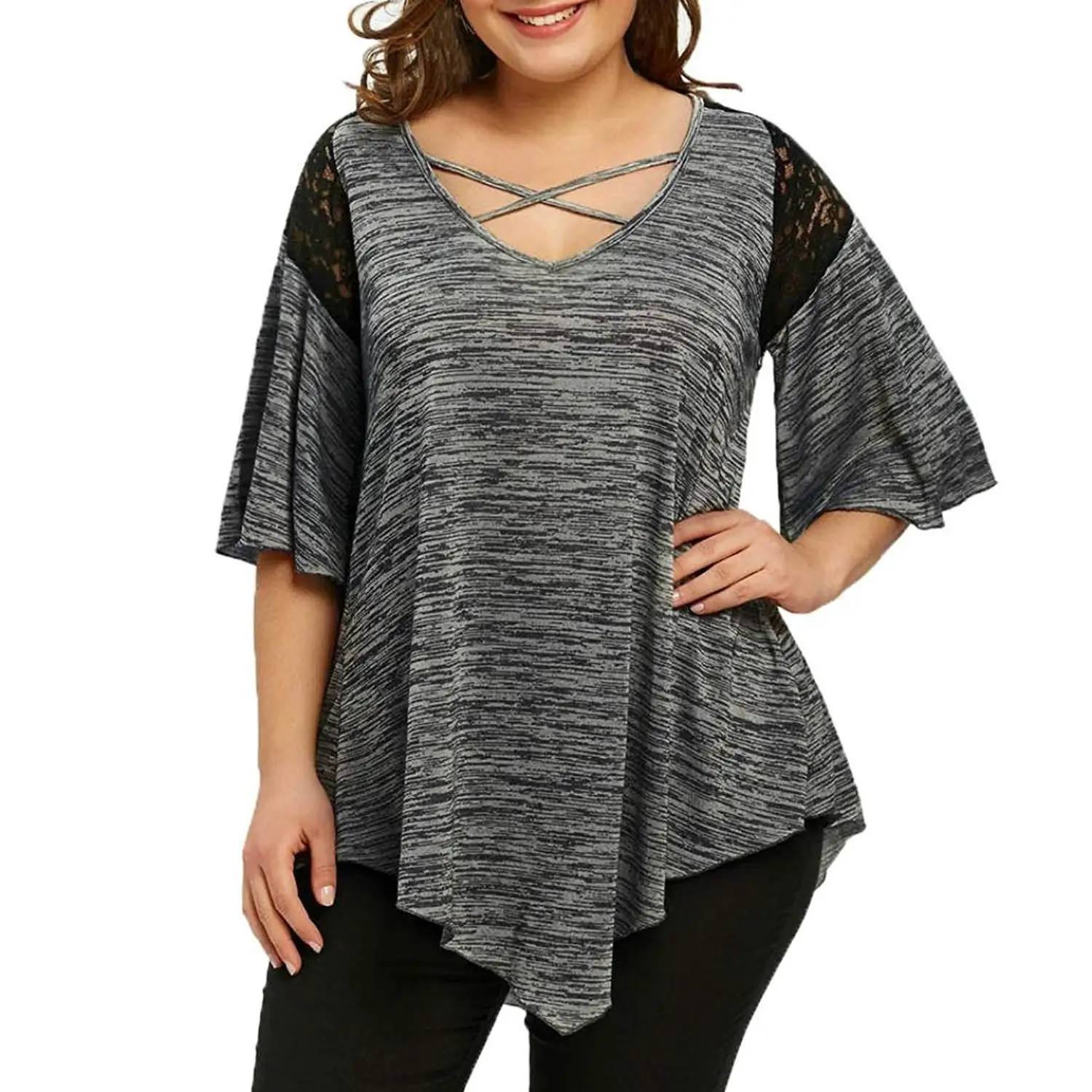 plus size womens western shirts