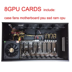 8 GPU Mining Rig Case ETH BTC & ZET